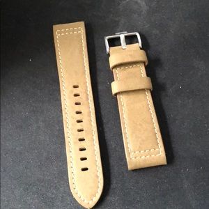 AVI-8 Light Brown/Tan Leather Strap 22mm